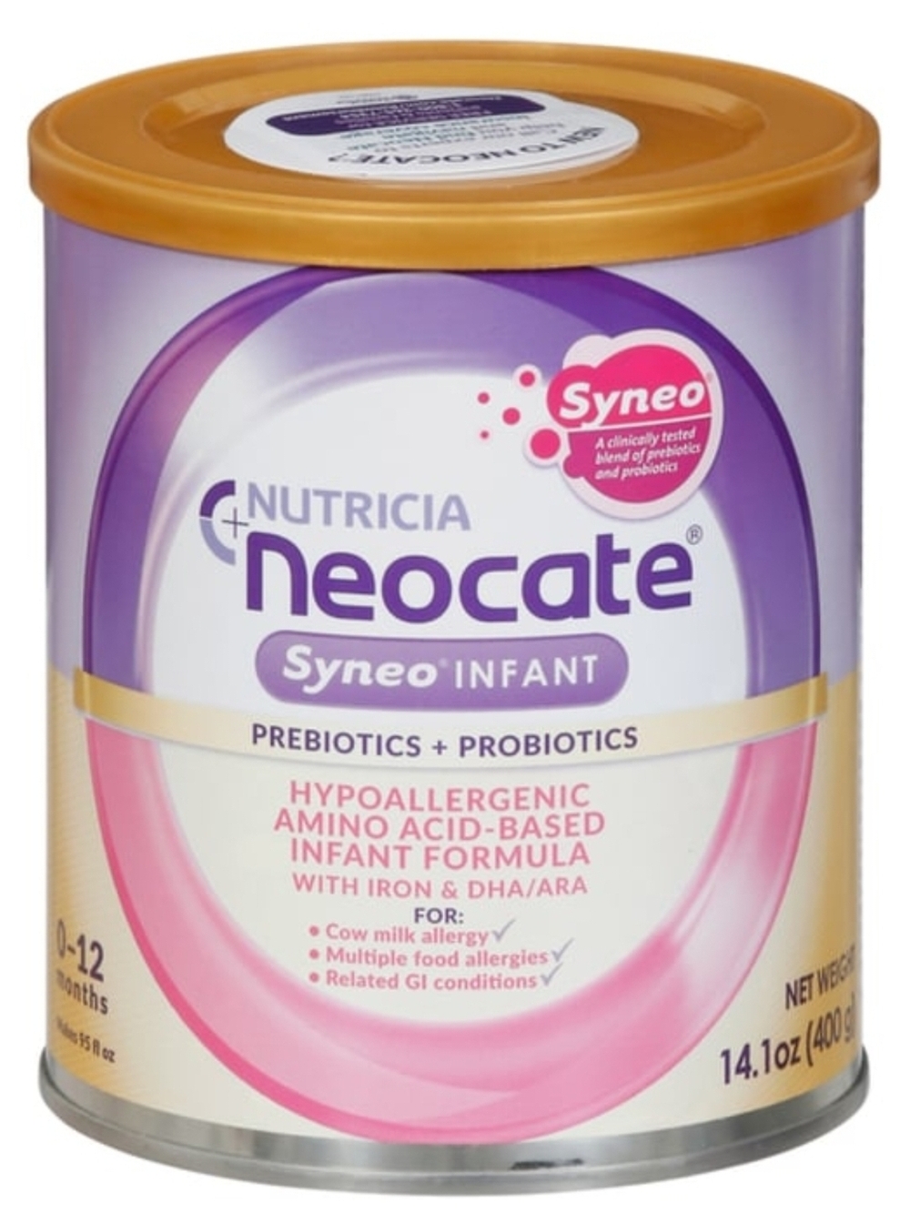 Nutricia Neocate Syneo Infant Hypoallergenic Formula